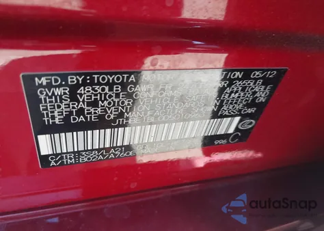 2013 Lexus Gs 350 z USA, uszkodzony, nr VIN JTHBE1BL0D5010963